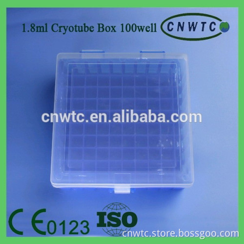 1.8ml plastic cryovial tube box